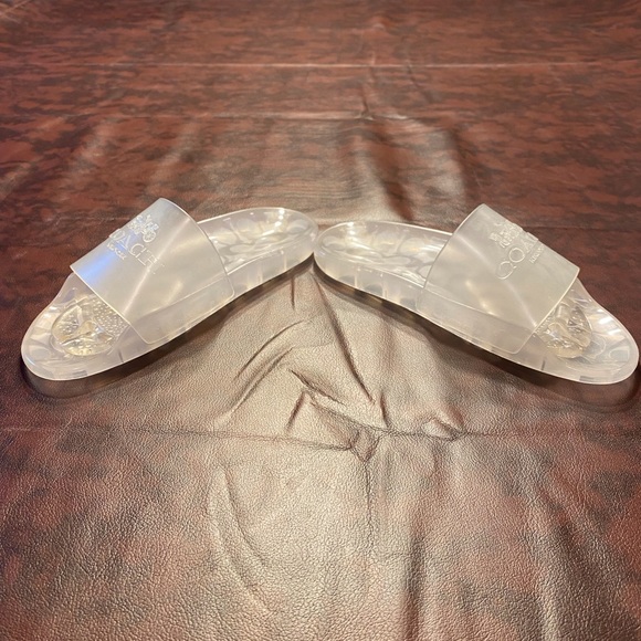 Women’s Coach transparent rubber slides - Picture 2 of 5